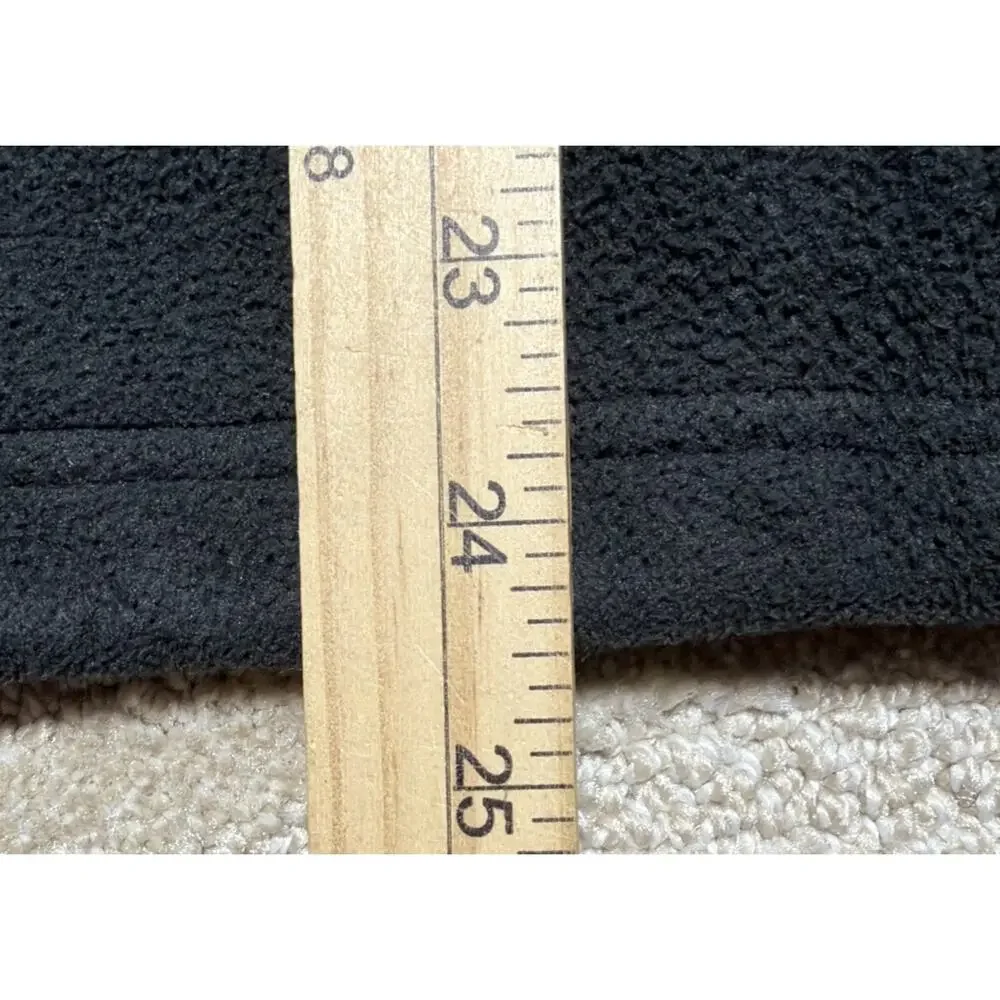 THE NORTH FACE Full Zip Up Long Sleeve Black Fleece Jacket Men's Size Small